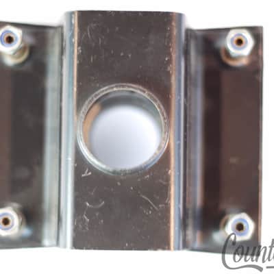 *Premier Olympic Bass Drum Tom Post Arm Receiver Mount Chrome Vintage 60s-70s* image 3