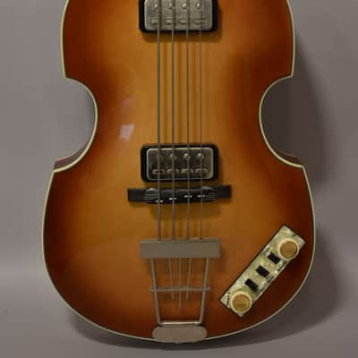 Hofner Contemporary Series HCT-500/1-SB Violin Bass Sunburst image 2