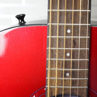 Ovation 1516 Ultra Series Mid-Depth Acoustic-Electric Guitar - Vampira Red image 7