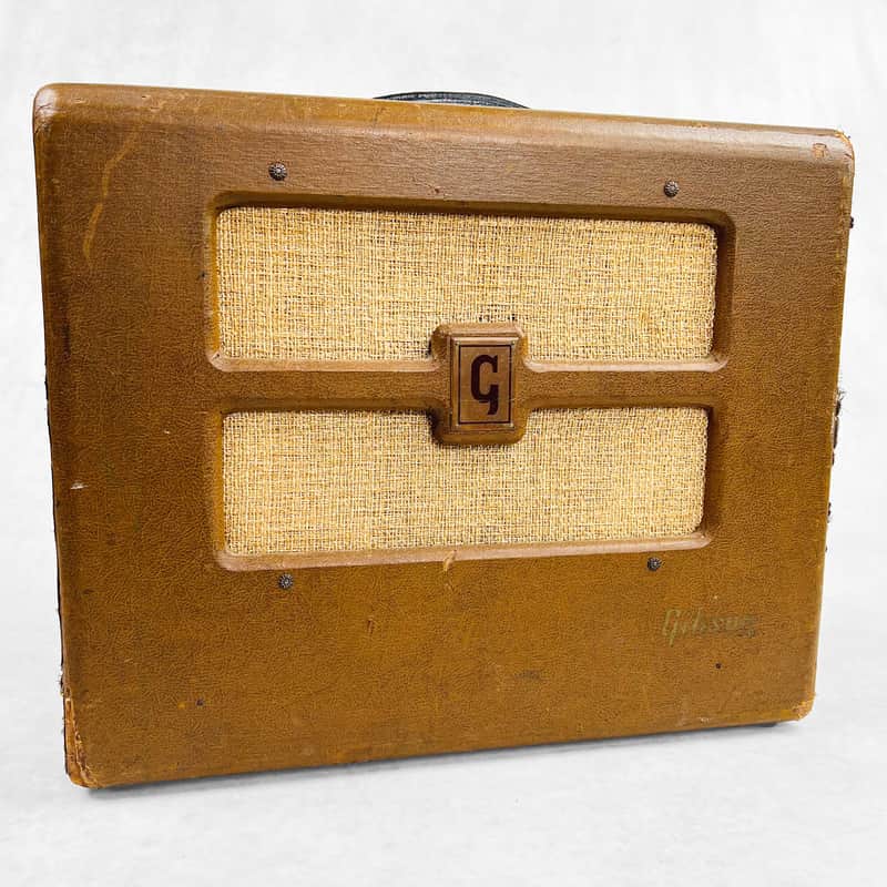 Gibson BR-6 1x10" Combo Amplifier 1950 - Brown image 1