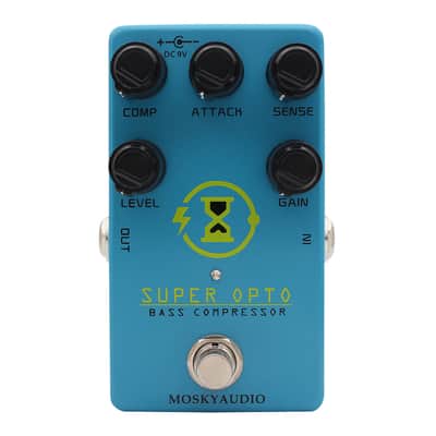 Mosky Super OPTO Bass Optical Compressor for Electric Bass True Bypass,price include the import duty for US buyer