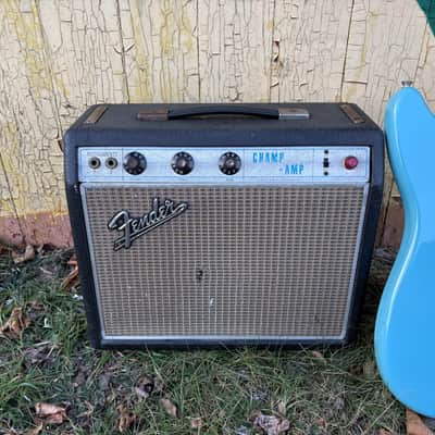 Fender Champ "Drip Edge" 2-Channel 6-Watt 1x8" Guitar Combo 1968 - 1969 - Silverface image 7