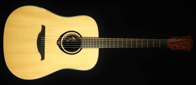 Lag Tramontane T66D Dreadnought Natural Gloss | Reverb