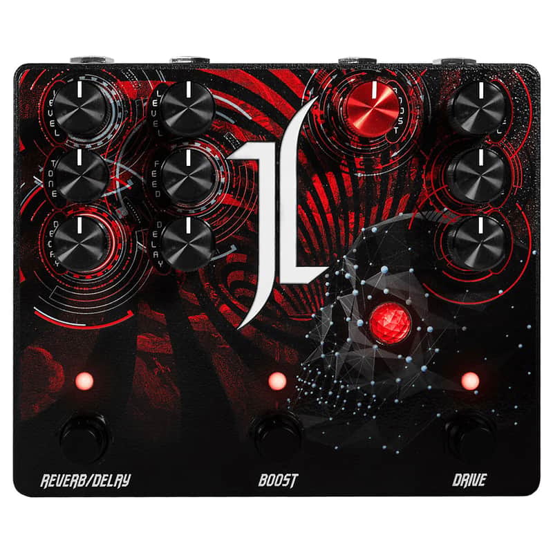 All-Pedal Devil's Triad Jeff Loomis Signature Overdrive Boost Delay and Reverb Pedal image 1