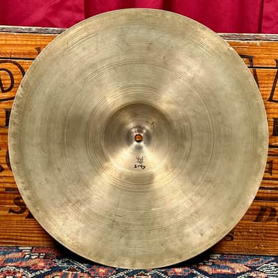14" Zildjian A 1930s 1st / 2nd / Pre-Trans Stamp Hi-Hat Single Splash Cymbal 514g *Video* image 3