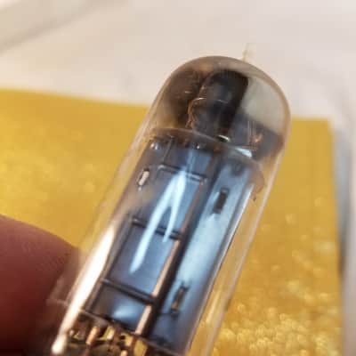 Tung-Sol etc. Matched Pair (2) black plate 6CG7 tNOS AT1000 TESTED Vacuum Tubes dual triode 1954-1960 image 21