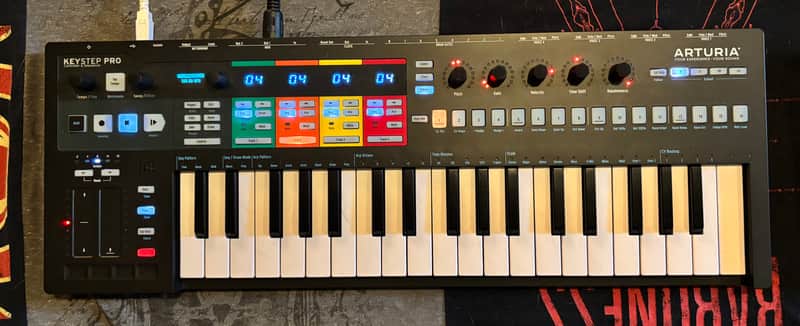 Arturia KeyStep Pro 37-Key MIDI Controller 2020 - Present - BLACK image 1