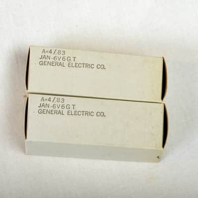 G.E 6V6GT JAN NOS Matched Pair image 12