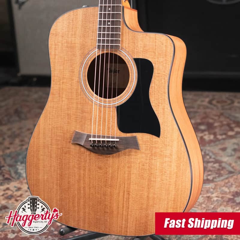Taylor 110ce Dreadnought Acoustic/Electric Guitar with Gig Bag image 1