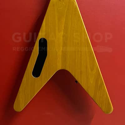 Gibson Flying V EXP Dave Mustaine Antique Natural 2022 Ex Demo image 4