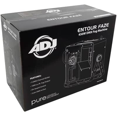 American DJ ADJ Entour Faze Haze Machine 450W Water Based Thin Mist Hazer+Remote image 7