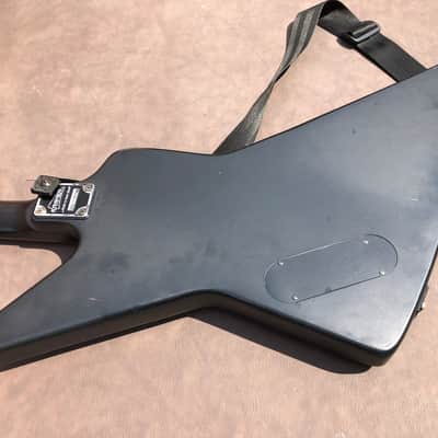 Kramer Imperial Matte Black Explorer Electric Guitar & DiMarzio Strap image 8