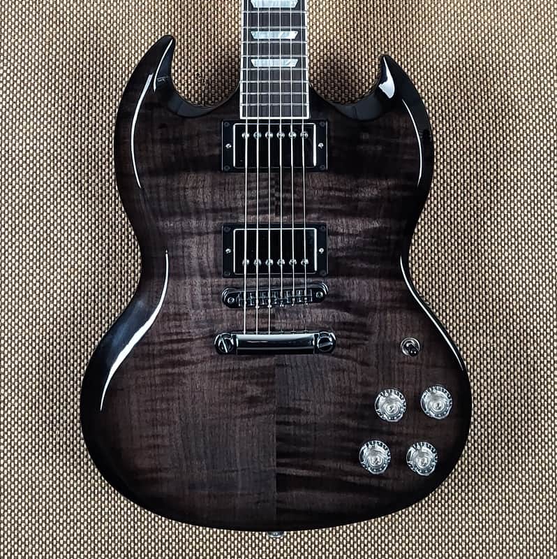 2023 Gibson SG Modern Flame Top Demo Shop w/ COA 24 Frets Split Coils Very Good Condition (305)