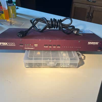 Sabine FBX-1020 Feedback Exterminator with IEC power cord and rack mount bolts/washers. image 1