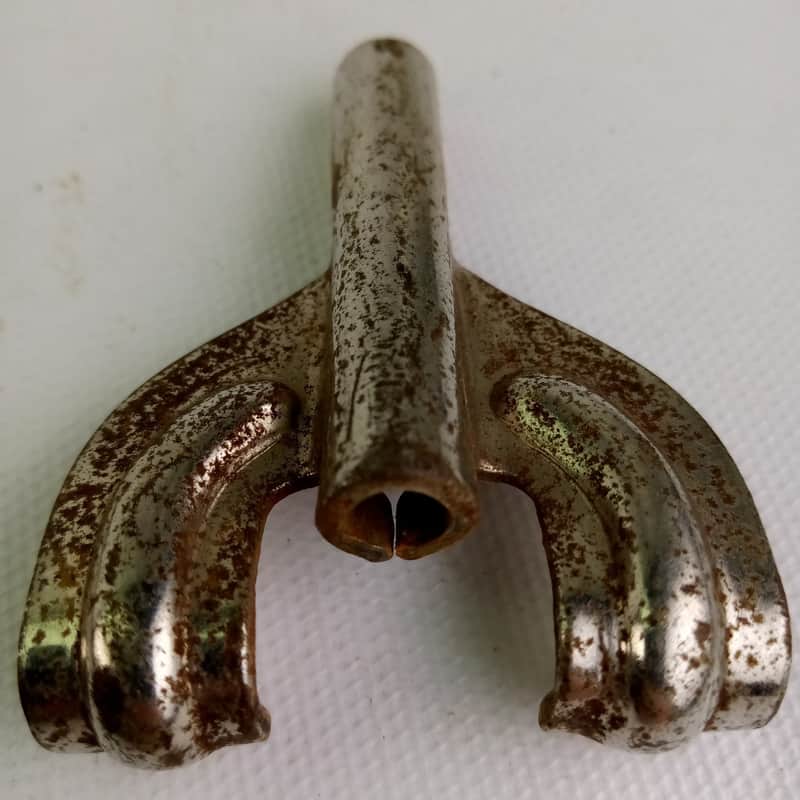 Gretsch Drum T-Rod Claw Broadkaster Snare/Bass Round Badge Nickel Vintage40s USA image 1