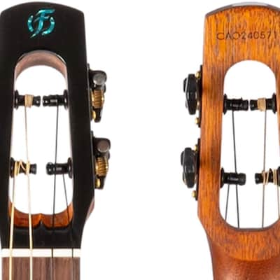 Flight Nighthawk EQ-A Solid Spruce Top Mahogany Neck 4-String Acoustic-Electric Baritone Ukulele w/Gig Bag, Pickup & Humidifier image 9