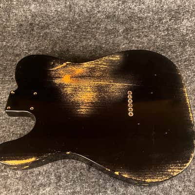 Telecaster Replacement Body Black Nitro-Cellulose finish image 2