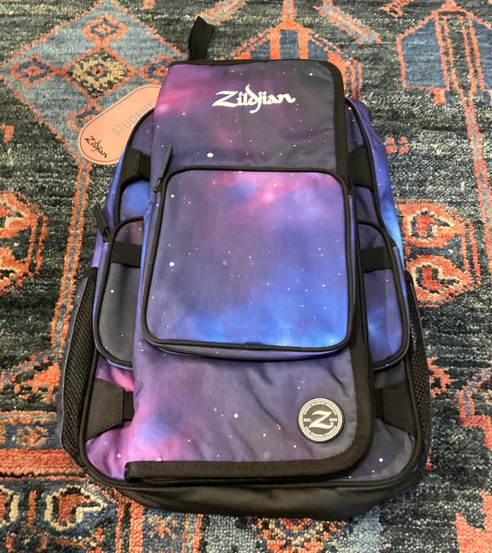 (MINT) Zildjian Student Backpack and Stick Bag - Purple Galaxy image 1