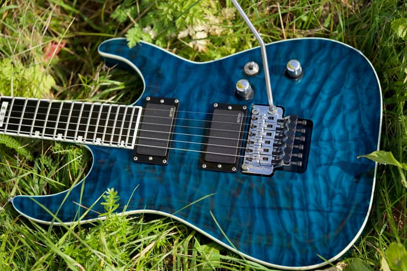 ESP Horizon FR-II BKAQ Standard 2005 Black Aqua image 1