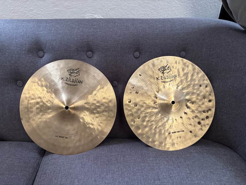 Zildjian 14" K Constantinople Hi-Hat Cymbals (Pair) 1999 - Present - Traditional image 1