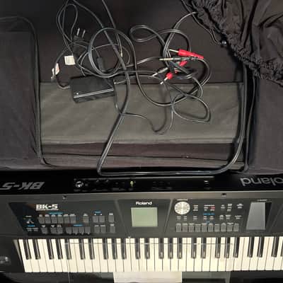 Roland BK-5 61-Key Backing Keyboard 2012 - Present - Black image 3