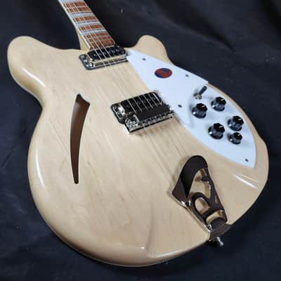 Rickenbacker 360 Maple Glo Semi-Hollow Guitar, 21 Fret, Gotoh Tuners, Rosewood FB, Stereo, HSC image 9