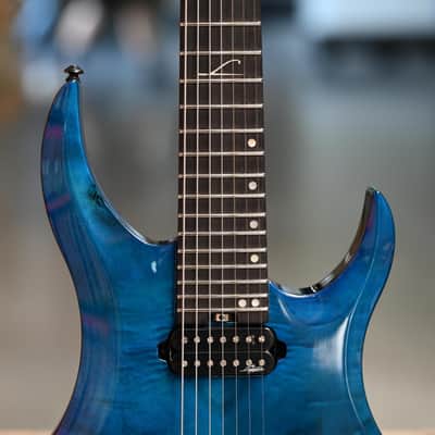 Legator Ghost G7SS Super Shred - Blue Burl Gloss image 4