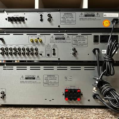 Onkyo M-5140/P-3160/T-4120 Power Amplifier Preamplifier Tuner w/ Remote TESTED ✅ image 11