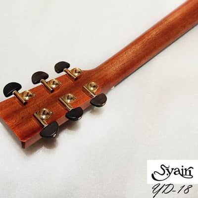 S.Yairi YD-18 All Solid Sitka Spruce & Mahogany acoustic guitar Dreadnaught ( in Vintage gloss) image 9