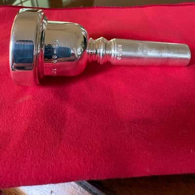 Greg Black 4G-5G Remington Shank Tenor Trombone Mouthpiece, Silver image 2