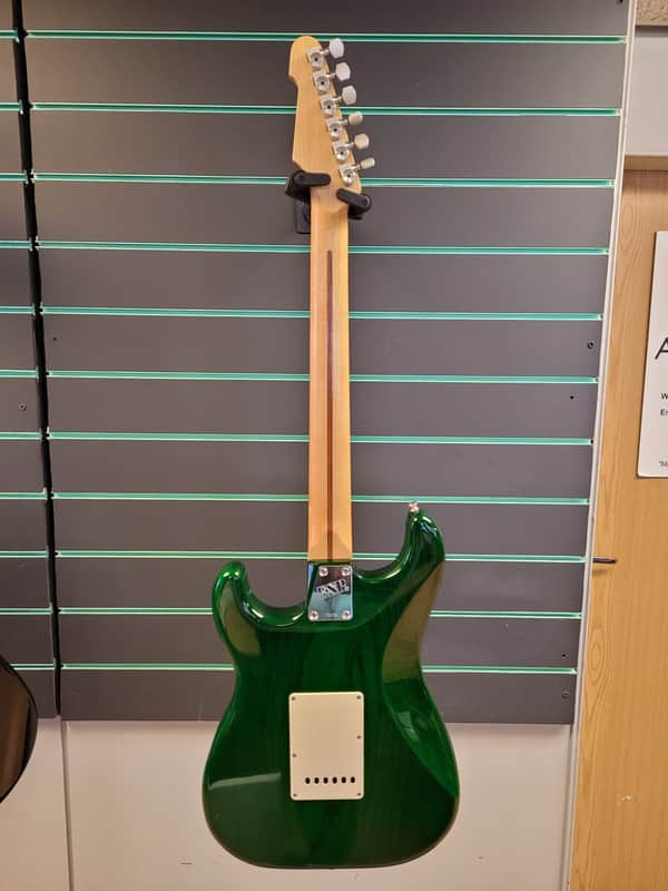 ESP Vintage Plus ~1995 See-Thru Green Ash Body Electric Guitar