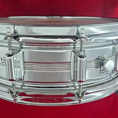 Rogers Dyna-Sonic 14x5 Snare Drum 1960s - Chrome Over Brass image 1