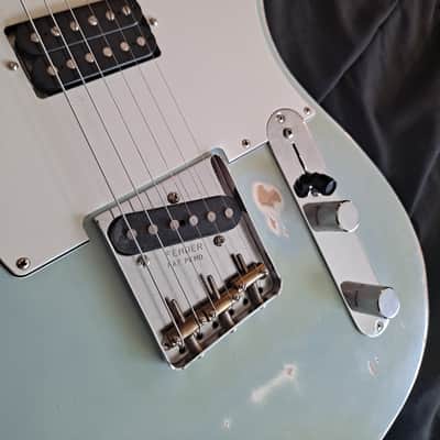 Custom Telecaster/Partscaster 2017 - Turquoise Blue - Relic Aged image 3