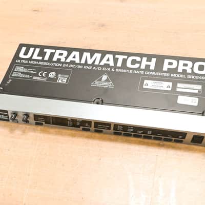 Behringer ULTRAMATCH PRO SRC2496 Sample Rate Converter CG01XZN image 6