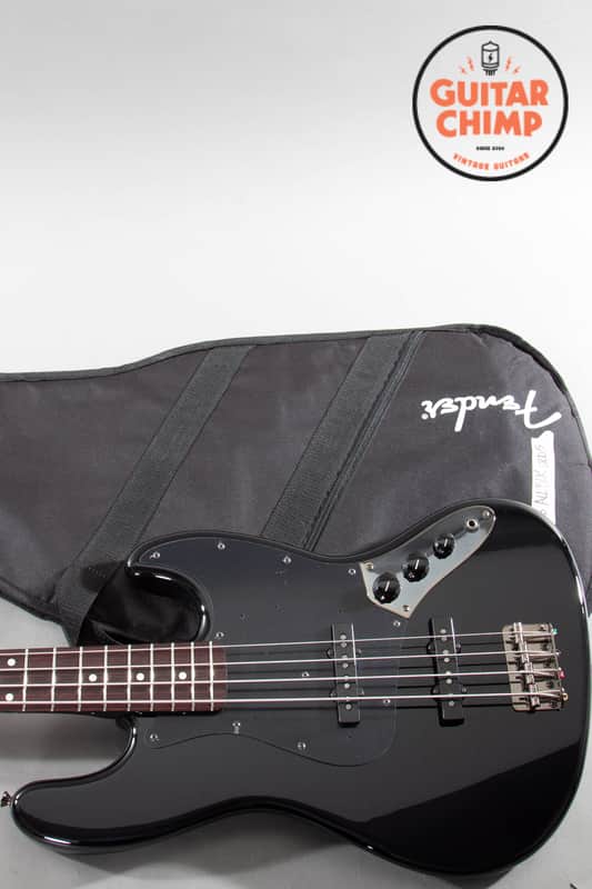 2024 Fender Japan FSR Traditional 60s Jazz Bass – All Black w/ Matching Headstock, Mint MIJ image 1