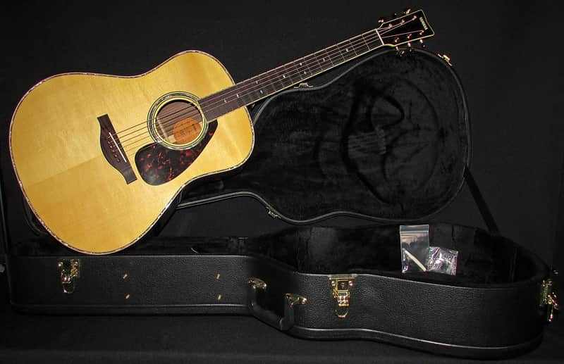 Yamaha LL16D Jumbo Acoustic Guitar Natural | Reverb