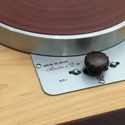 Rek O Kut Rondine Jr L 34 BUNDLE with Audax KT12 Transcription Tonearm 1950's image 11
