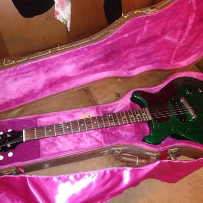Gibson Les Paul Junior 1958 Marty Bell Sparkle Green Vintage Refin image 17