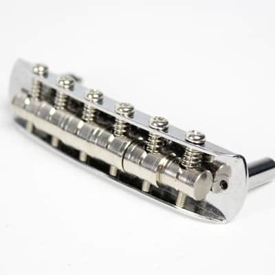 1977 Vintage Fender Mustang/Jaguar/Jazzmaster Bridge ~CLEAN~ Chrome USA 1970s image 3