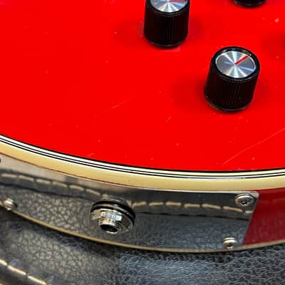 1967 Coral Vincent Bell Firefly Red Danelectro image 8