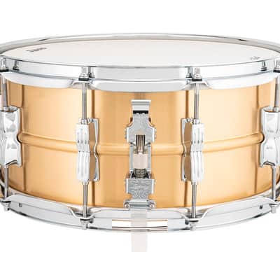 Ludwig 6.5x14" Acro Bronze Snare Drum w/P86CH Throwoff image 2