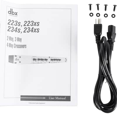DBX 234XS Professional Crossover with 2 way, 3 Way, 4 Way, or Mono Operation image 5