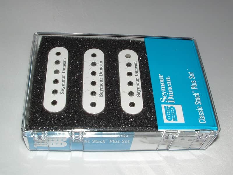 Seymour Duncan STK-S4 Classic Stack Set for Strat WHITE 11208-10-Wc - STK-S4 Classic Stack Plus Set image 1