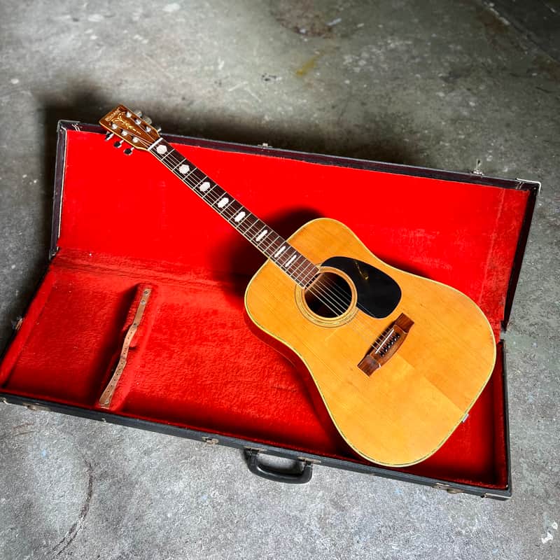 Kansas W-180 acoustic guitar 1970's - Mahogany original vintage