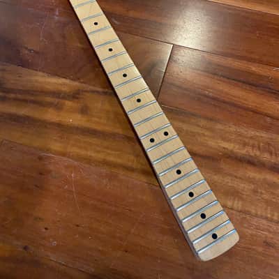 2006 Fender Strat Neck Maple Standard Stratocaster 9.5" Brass Nut image 5
