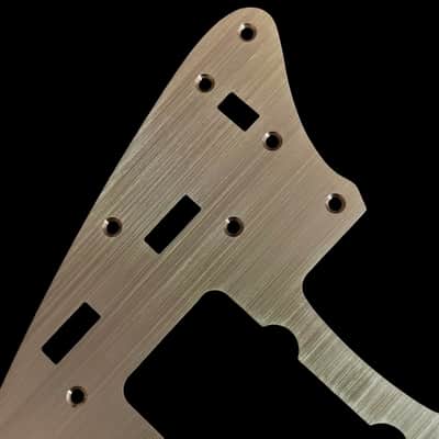 Jazzmaster Pickguard Scratchplate - USA 60s Vintage - Brushed Brass - Made-To-Order image 5