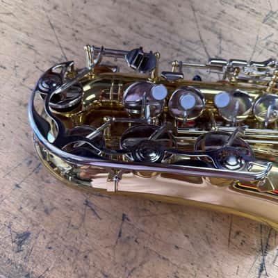 Used Yamaha YAS-23 Alto Sax Saxophone with Case Mouthpiece Neck Strap Just Serviced image 6