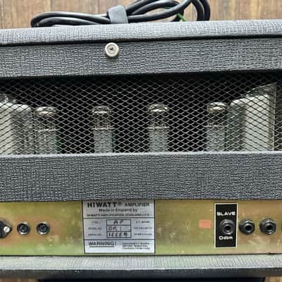 Hiwatt DR103 Custom 100 2-Channel 100-Watt Guitar Amp Head 1969 - 1984 - Black image 8