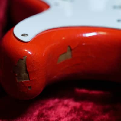 Fender AVRI 57 1982 Fullerton Strat - Fiesta Red image 6