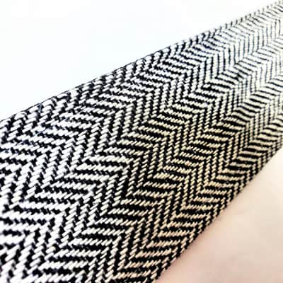 Black and White Tweed Guitar Strap -Tweed Guitar Strap- Vintage Tweed -Durable Guitar Strap-Guitar image 2